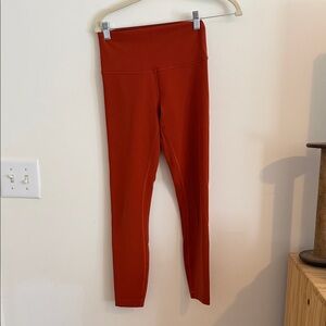 Lululemon Athletica Rust Leggings